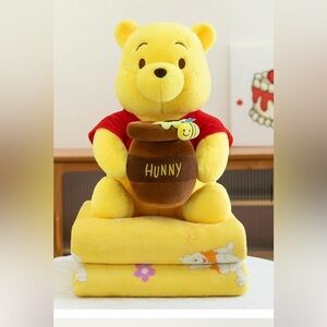 Yellow Plush Bear Winnie the Pooh Honey Pot